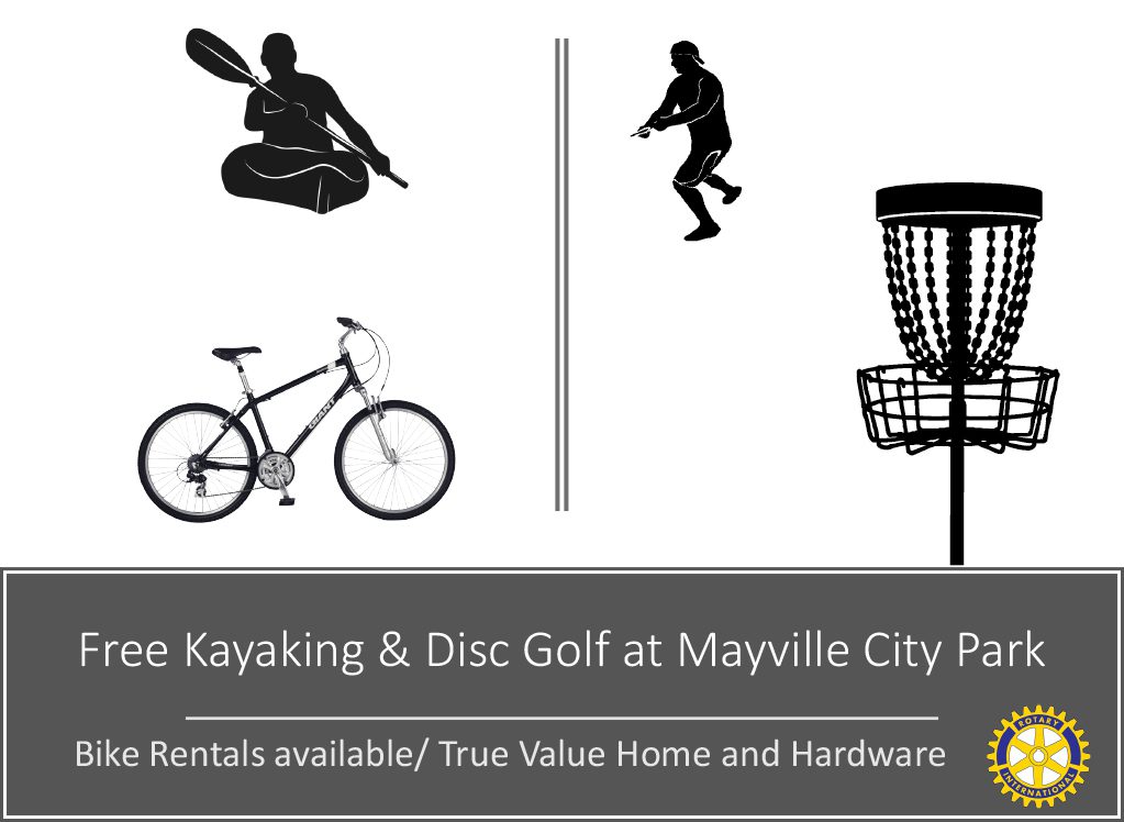 Mayville City Park Free Kayaking and Disc Golf